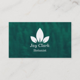 プロフェッショナルモダンボタニストグリーン&ホワイト 名刺