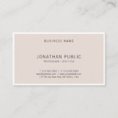 プロフェッショナルモダンミニマエレガントリストシンプル 名刺 (正面)