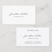 プロフェッショナルモダンミニマエレガントリスト 名刺 (正面/裏面)