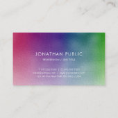 プロフェッショナルモダンミニマエレガントリスト 名刺 (裏面)