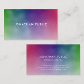 プロフェッショナルモダンミニマエレガントリスト 名刺 (正面/裏面)