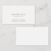 プロフェッショナルモダンミニマシンプルリストテンプレート 名刺 (正面/裏面)