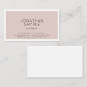 プロフェッショナルモダンミニマスタイリッシュリスト 名刺 (正面/裏面)