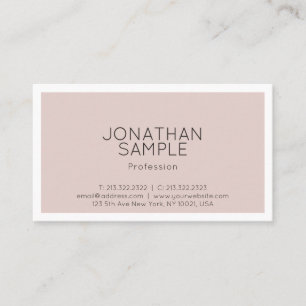 プロフェッショナルモダンミニマスタイリッシュリスト 名刺