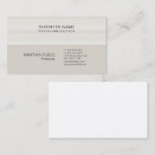 プロフェッショナルモダンミニマリストシックテンプレート 名刺 (正面/裏面)