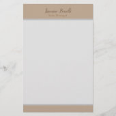 プロフェッショナルモダンミニマリストパステルカラー 便箋 (正面)