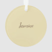 プロフェッショナルモダンミニマリストパステルベージュカラー オーナメント (裏面)