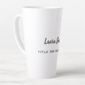 プロフェッショナルモダンミニマリスト カフェラテマグ (左アングル)