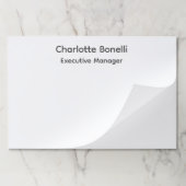 プロフェッショナルモダンミニマリスト ペーパーパッド (折り畳み)