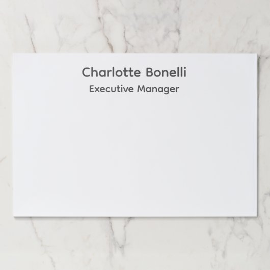 プロフェッショナルモダンミニマリスト ペーパーパッド (正面)