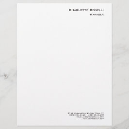 プロフェッショナルモダンミニマリスト レターヘッド