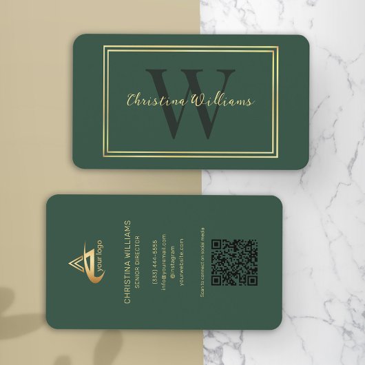 プロフェッショナルモダンミニマルエレガントム 名刺