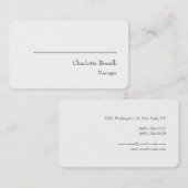 プロフェッショナルモダンミニマルクリエイティブ 名刺 (正面/裏面)