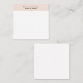 プロフェッショナルモダンミニマルシンプルリスト ノートカード (正面/裏面)