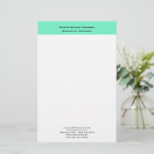 プロフェッショナルモダンミニマルシンプルリスト 便箋 (スタンド正面)