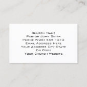 プロフェッショナルモダンミニマルティール（緑がかった色）クロス 名刺 (裏面)