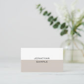 プロフェッショナルモダンミニマルテンプレートエレガント 名刺 (スタンド正面)