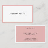 プロフェッショナルモダンミニマルデザインエレガントトップ 名刺 (正面/裏面)