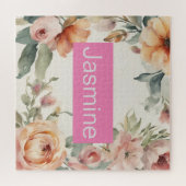 プロフェッショナルモダンミニマルバラフローラ名 ジグソーパズル (横)