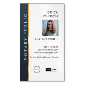 プロフェッショナルモダンミニマルロゴの追加 マグネット名刺 (正面縦)