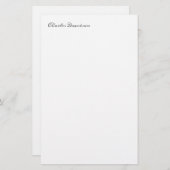 プロフェッショナルモダンミニマル平書 便箋 (正面/裏面)