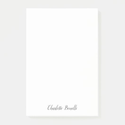 プロフェッショナルモダンミニマル手書き ポストイット (正面)