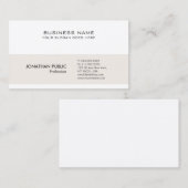 プロフェッショナルモダンミニマル精巧バス 名刺 (正面/裏面)