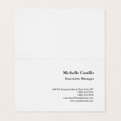 プロフェッショナルモダンミニマル 名刺 (外部フラット)