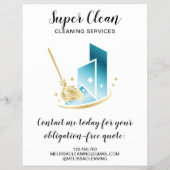 プロフェッショナルモダンメイド清掃商店 チラシ (裏面)