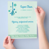 プロフェッショナルモダンメイド清掃商店 チラシ (手)