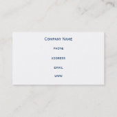 プロフェッショナルモダンモザイク名刺 名刺 (裏面)