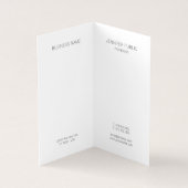 プロフェッショナルモダンモノグラムエレガントミニマル 名刺 (内部)