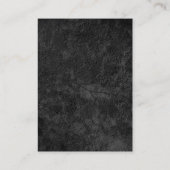 プロフェッショナルモダンモノグラムグレーパターン 名刺 (裏面)