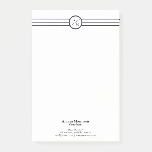 プロフェッショナルモダンモノグラム ポストイット (正面)