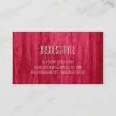 プロフェッショナルモダンレッドウッドグレイン 名刺 (裏面)