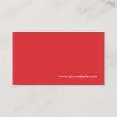 プロフェッショナルモダンレッド企業の- QRコードロゴ 名刺 (裏面)