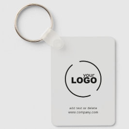 プロフェッショナルモダンロゴQRコードグレー キーホルダー