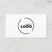 プロフェッショナルモダンロゴQRコード 名刺 (裏面)