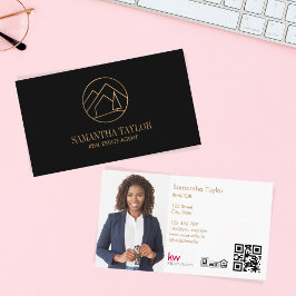 プロフェッショナルモダン不動産仲介業者マウンテンリアルティQRCode 名刺