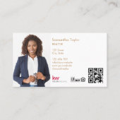 プロフェッショナルモダン不動産仲介業者マウンテンリアルティQRCode 名刺 (裏面)