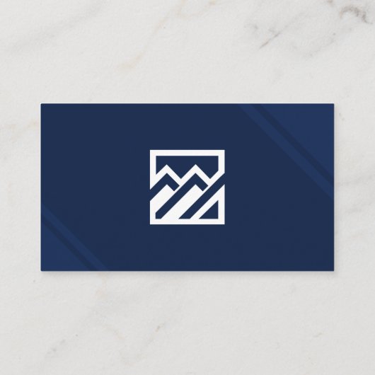 プロフェッショナルモダン不動産仲介業者写真名刺 名刺 (裏面)