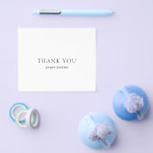 プロフェッショナルモダン予算サンキューカード チラシ (シングル)