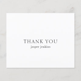 プロフェッショナルモダン予算サンキューカード チラシ