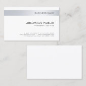 プロフェッショナルモダン会社シンプルのテンプレート 名刺 (正面/裏面)