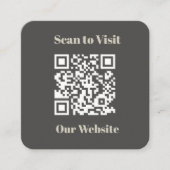 プロフェッショナルモダン会社 スクエア名刺 (正面)