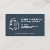 プロフェッショナルモダン便海軍ブルー 名刺 (正面)