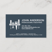 プロフェッショナルモダン便海軍ブルー 名刺 (正面)