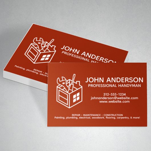 プロフェッショナルモダン便赤 名刺