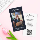 プロフェッショナルモダン公証人公開写真QRコード 名刺