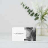 プロフェッショナルモダン写真 | QRコード 名刺 (スタンド正面)